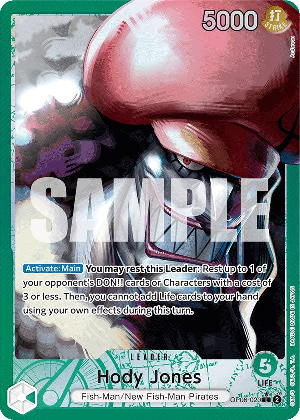 Hody Jones (020) (Alternate Art) (OP06-020) (OP06)