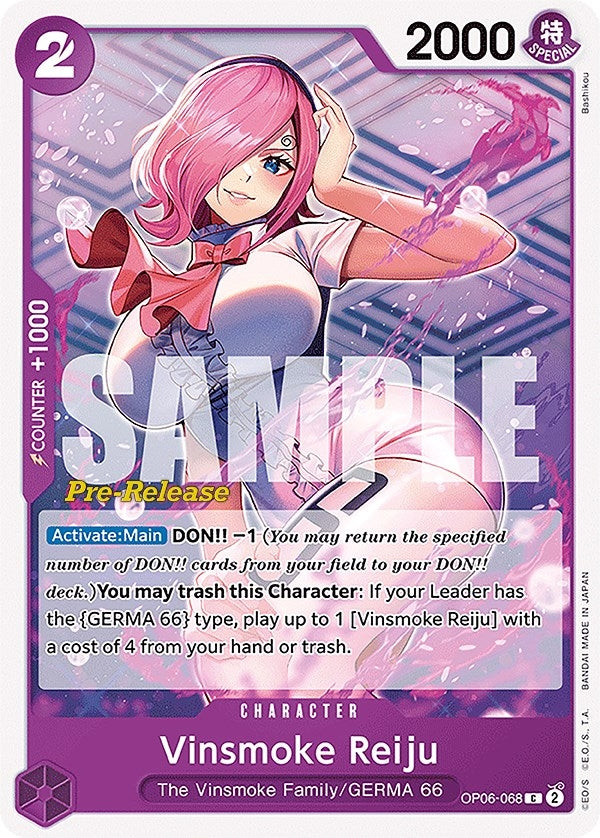 Image for Vinsmoke Reiju (068) (OP06-068) (OP06 PRE) - One Piece Card Game