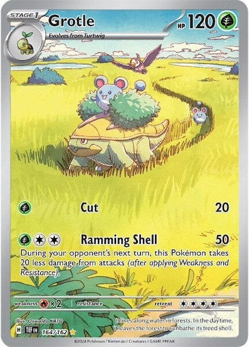 Image for Grotle (164/162) (TEF) - Pokemon