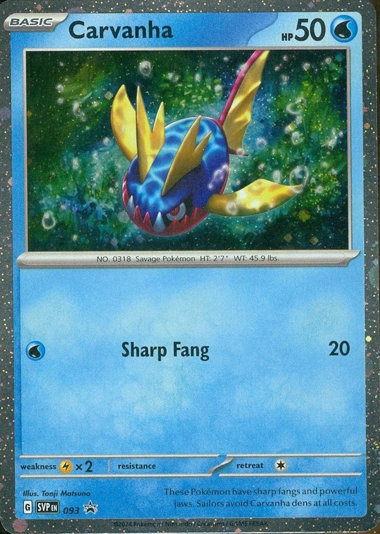 Image for Carvanha - 093 (093) (SVP) - Pokemon