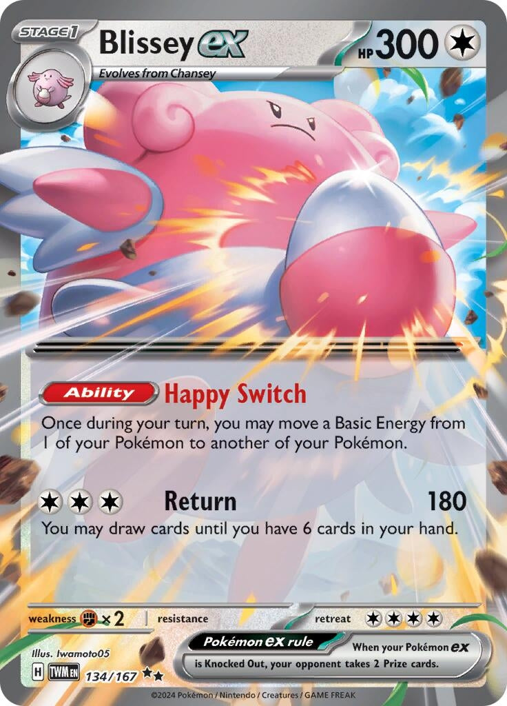 Image for Blissey ex (134/167) (TWM) - Pokemon