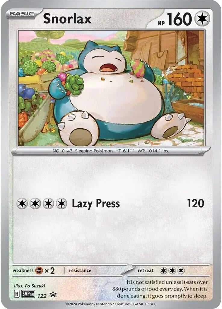 Image for Snorlax - 122 (122) (SVP) - Pokemon