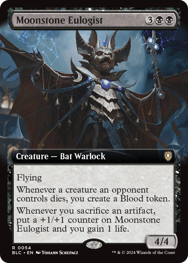 Image for Moonstone Eulogist (Extended Art) (54) (BLC) - Magic: The Gathering