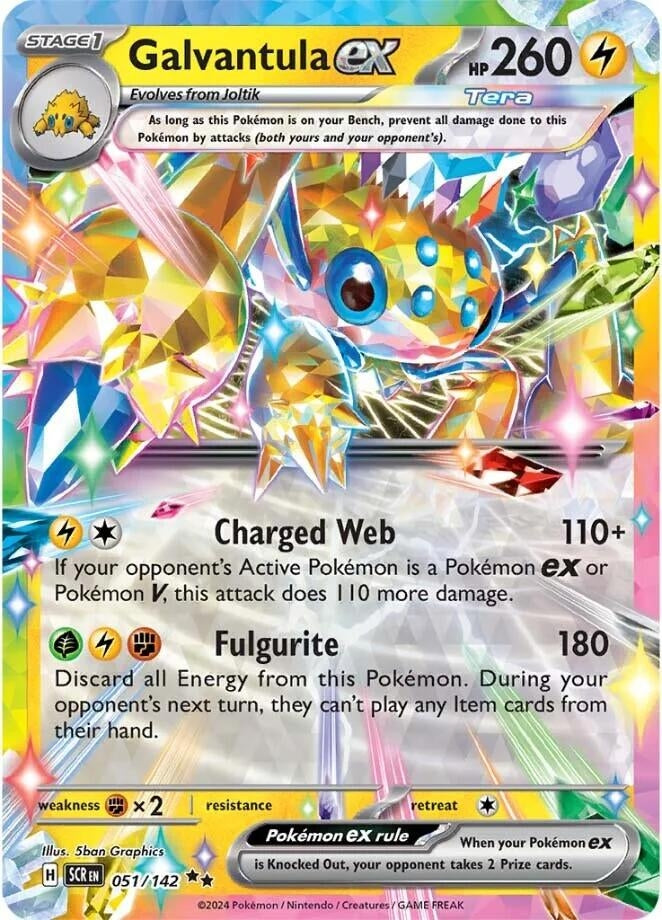 Image for Galvantula ex (051/142) (SCR) - Pokemon