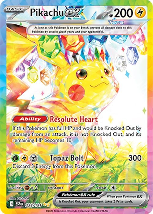 Pikachu ex (238/191) (SSP)