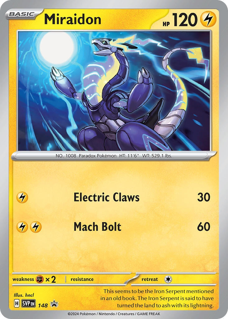 Image for Miraidon - 148 (148) (SVP) - Pokemon