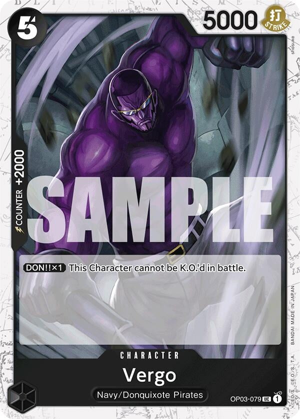 Image for Vergo (Jolly Roger Foil) (OP03-079) (PRB-01) - One Piece Card Game