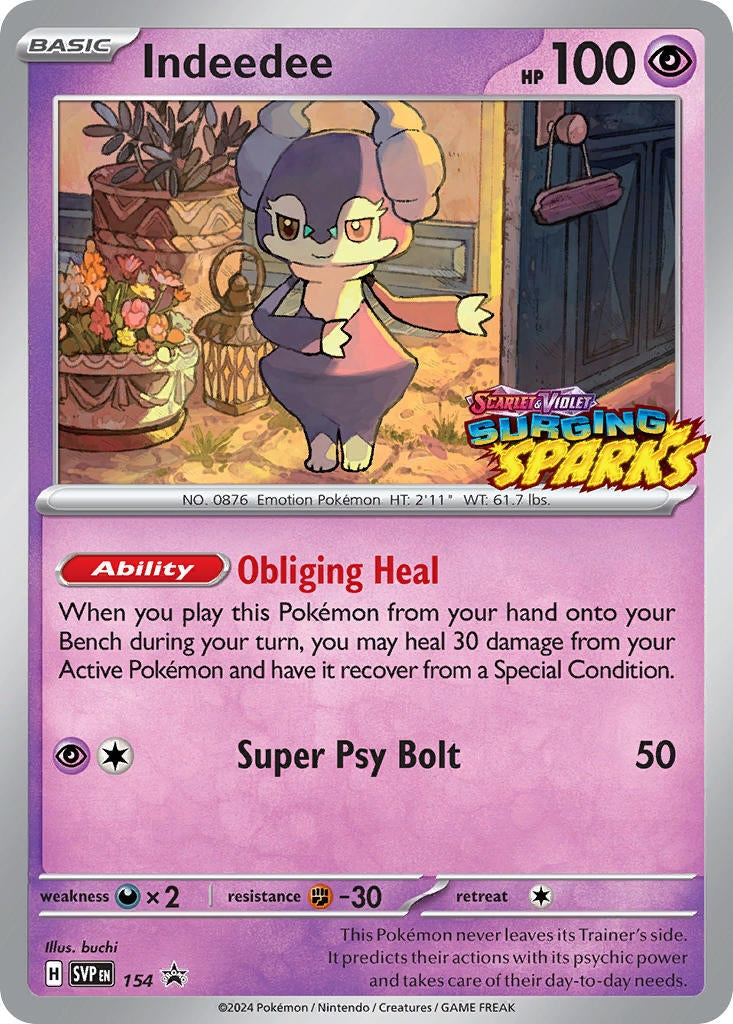 Image for Indeedee - 154 (154) (SVP) - Pokemon