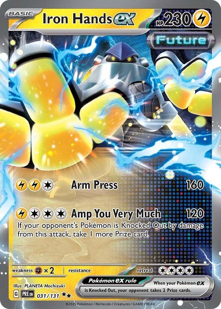 Image for Iron Hands ex (031/131) (PRE) - Pokemon