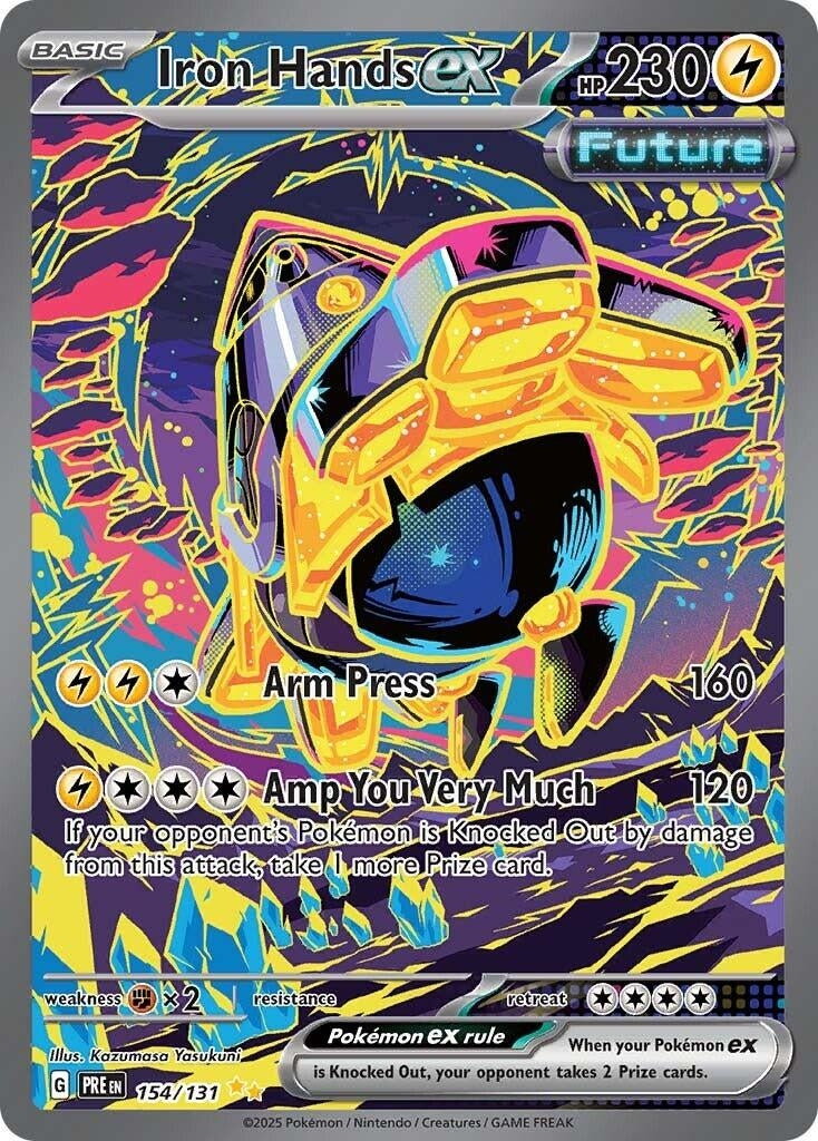 Image for Iron Hands ex (154/131) (PRE) - Pokemon