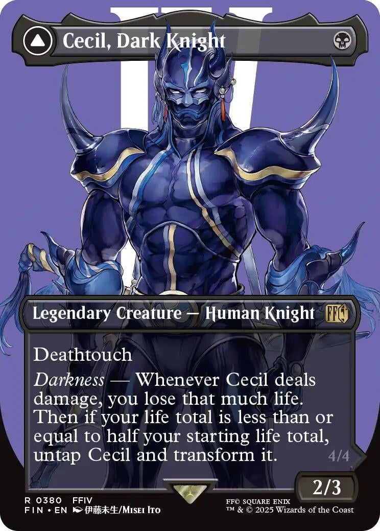 Cecil, Dark Knight (Borderless) (380) (FIN)