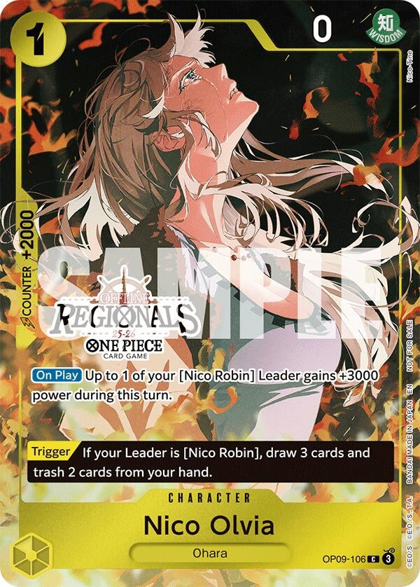 Image for Nico Olvia (Offline Regional Participation Pack 2025 Vol.1) (OP09-106) (OP-PR) - One Piece Card Game