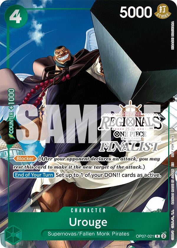 Urouge (Offline Regional Finalist Card Set 2025 Vol.1) (OP07-021) (OP-PR)