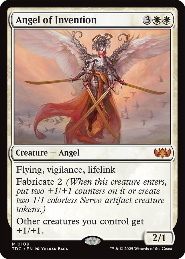 Image for Angel of Invention (109) (TDC) - Magic: The Gathering