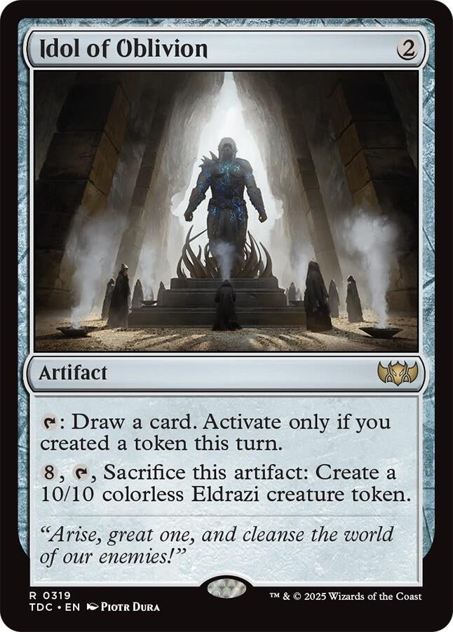 Image for Idol of Oblivion (319) (TDC) - Magic: The Gathering