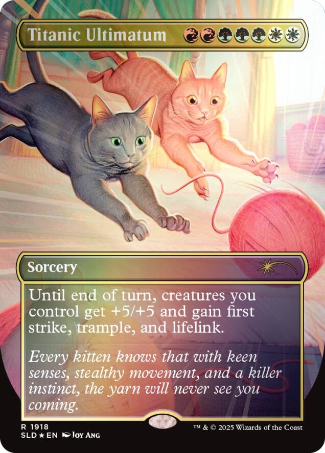 Image for Titanic Ultimatum (1918) (Rainbow Foil) (1918) (SLD) - Magic: The Gathering