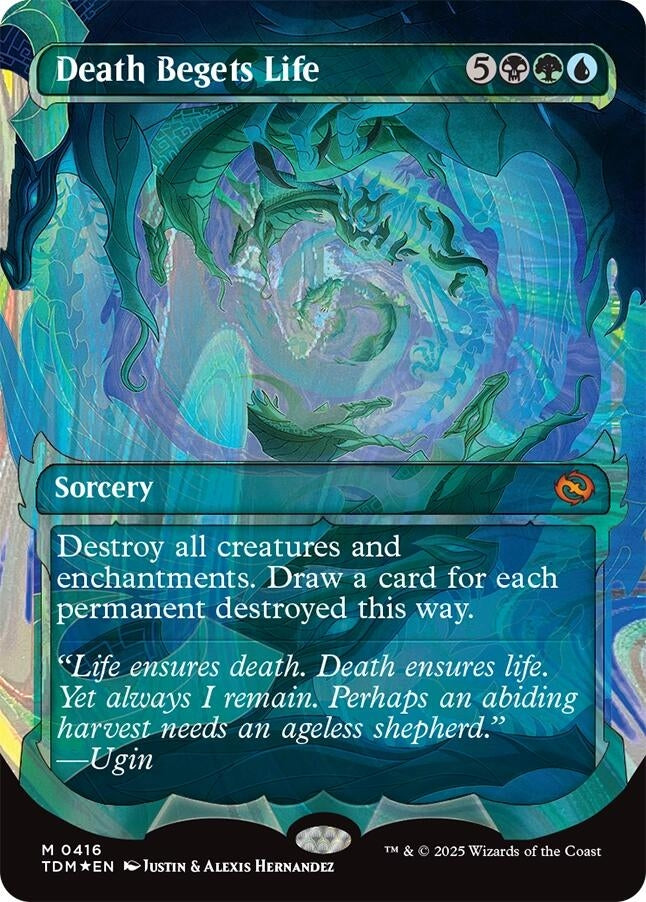 Death Begets Life (Showcase) (Halo Foil) (416) (TDM)