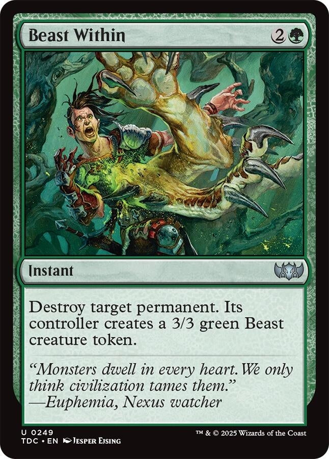 Image for Beast Within (249) - Magic: The Gathering