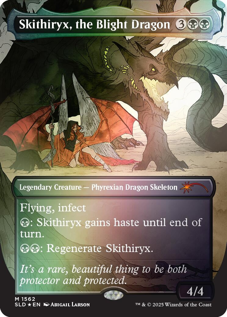 Skithiryx, the Blight Dragon (Rainbow Foil) (1562) (SLD)
