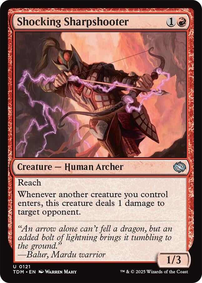 Image for Shocking Sharpshooter (121) (TDM) - Magic: The Gathering