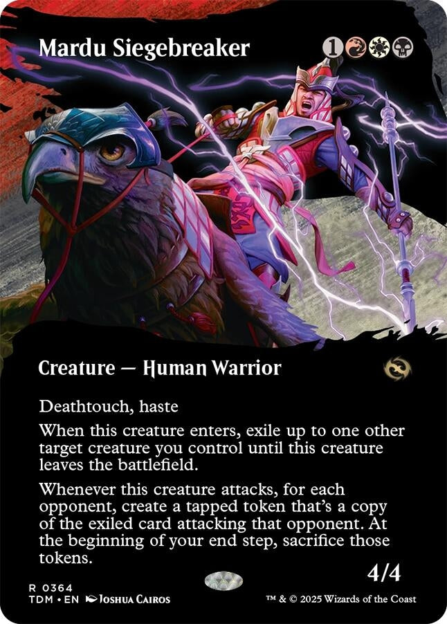 Mardu Siegebreaker (Borderless) (364) (TDM)