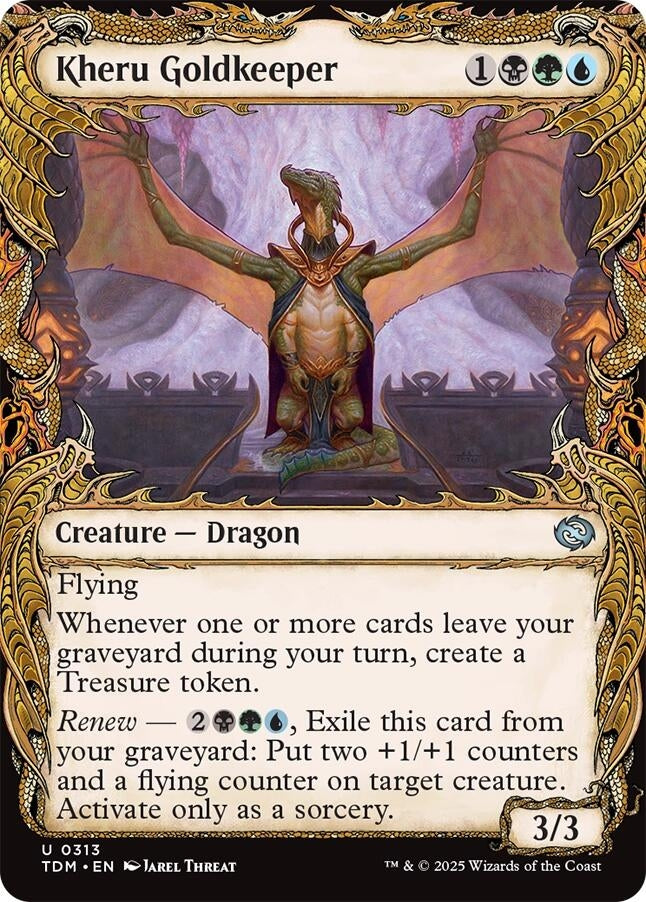 Image for Kheru Goldkeeper (Showcase) (313) (TDM) - Magic: The Gathering