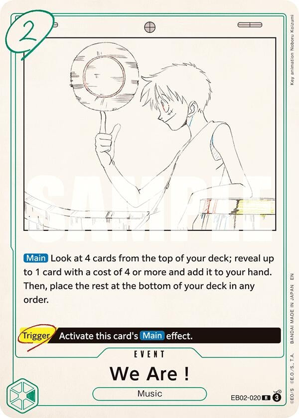 Image for We Are! (EB02-020) (EB-02) - One Piece Card Game