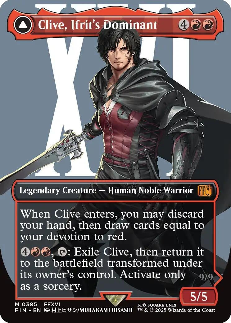 Clive, Ifrit's Dominant (Borderless) (0385) (385) (FIN)