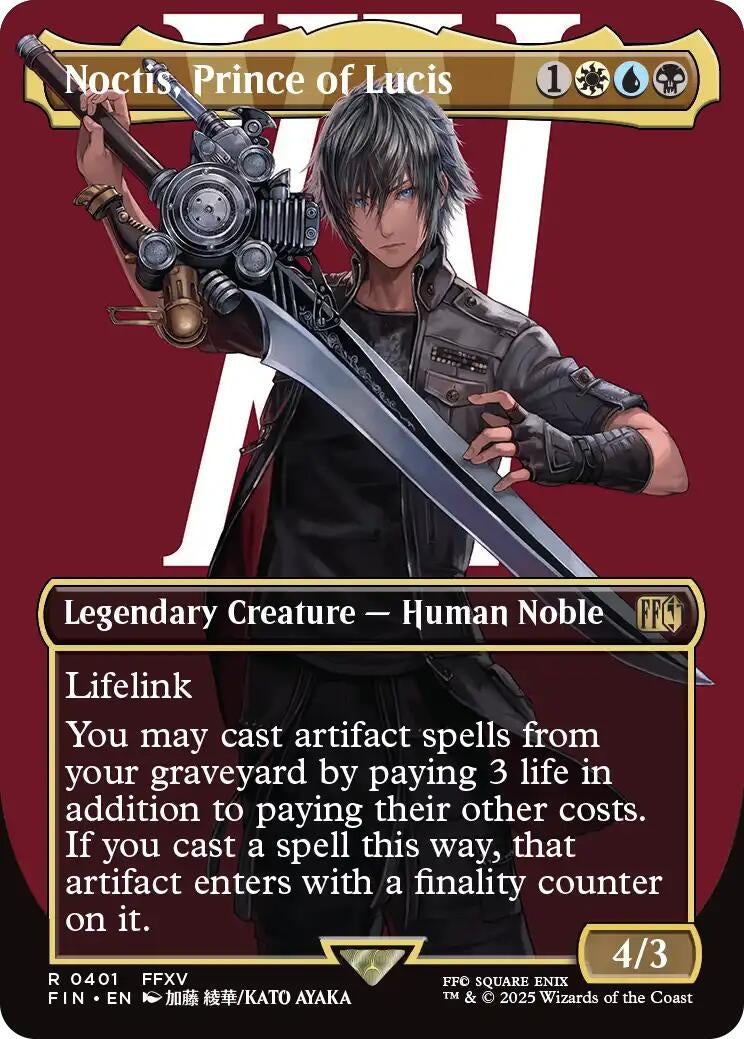 Noctis, Prince of Lucis (Borderless) (401) (FIN)