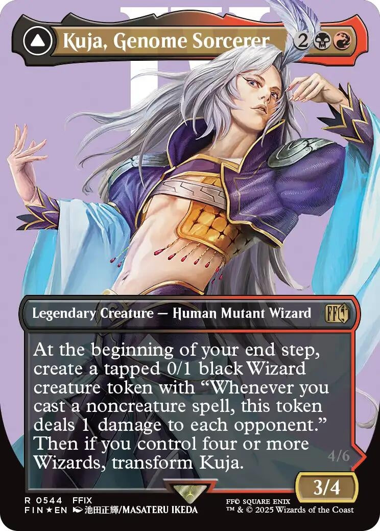 Kuja, Genome Sorcerer (Borderless) (Surge Foil) (544) (FIN)