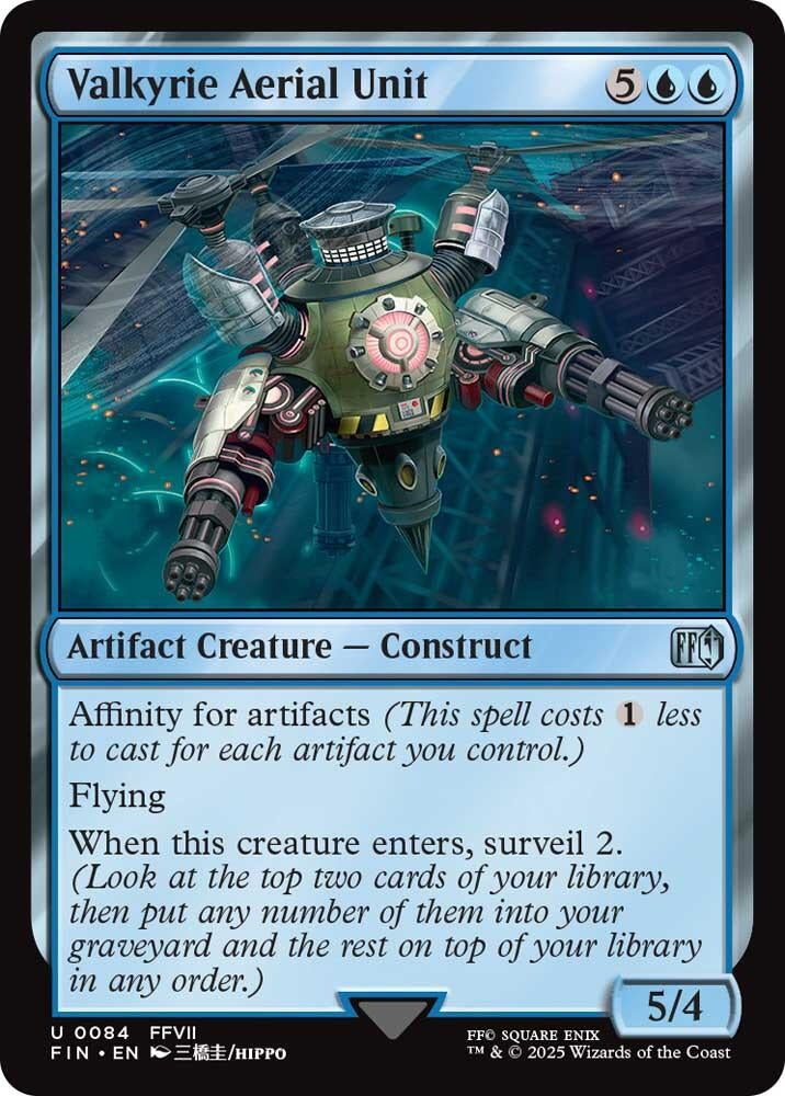 Image for Valkyrie Aerial Unit (84) (FIN) - Magic: The Gathering