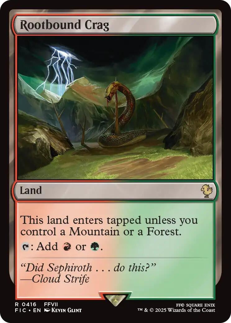 Image for Rootbound Crag (416) (FIC) - Magic: The Gathering