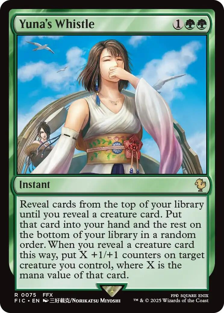 Image for Yuna's Whistle (75) (FIC) - Magic: The Gathering