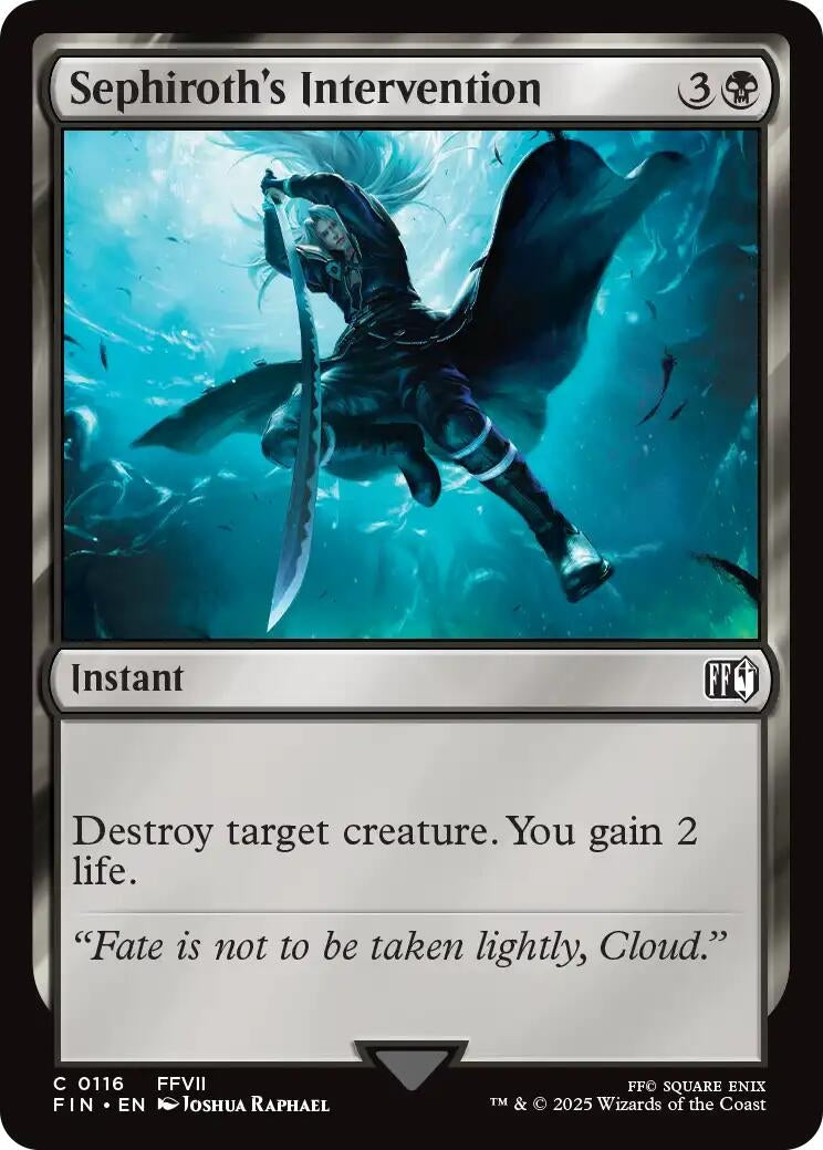 Image for Sephiroth's Intervention (116) (FIN) - Magic: The Gathering