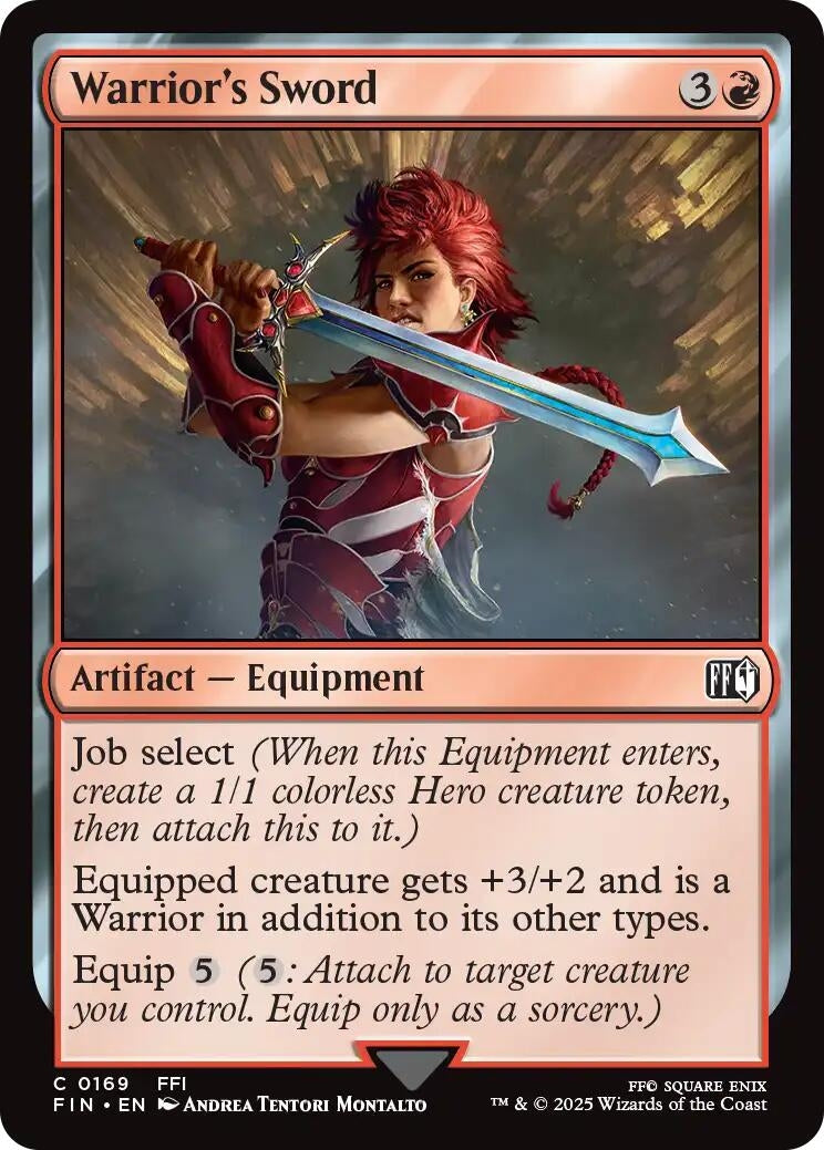 Image for Warrior's Sword (169) (FIN) - Magic: The Gathering