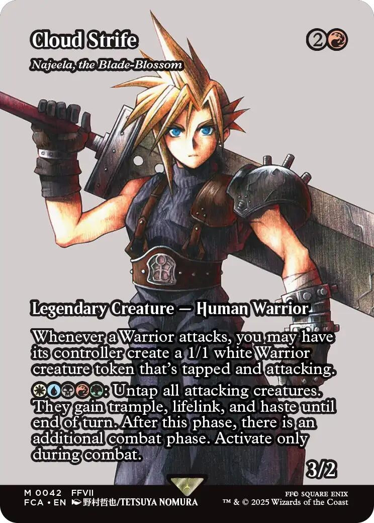 Cloud Strife - Najeela, the Blade-Blossom (Showcase) (42) (FCA)