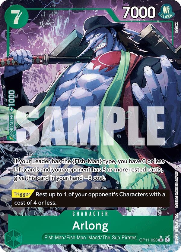 Image for Arlong (Alternate Art) (OP11-023) (OP11) - One Piece Card Game