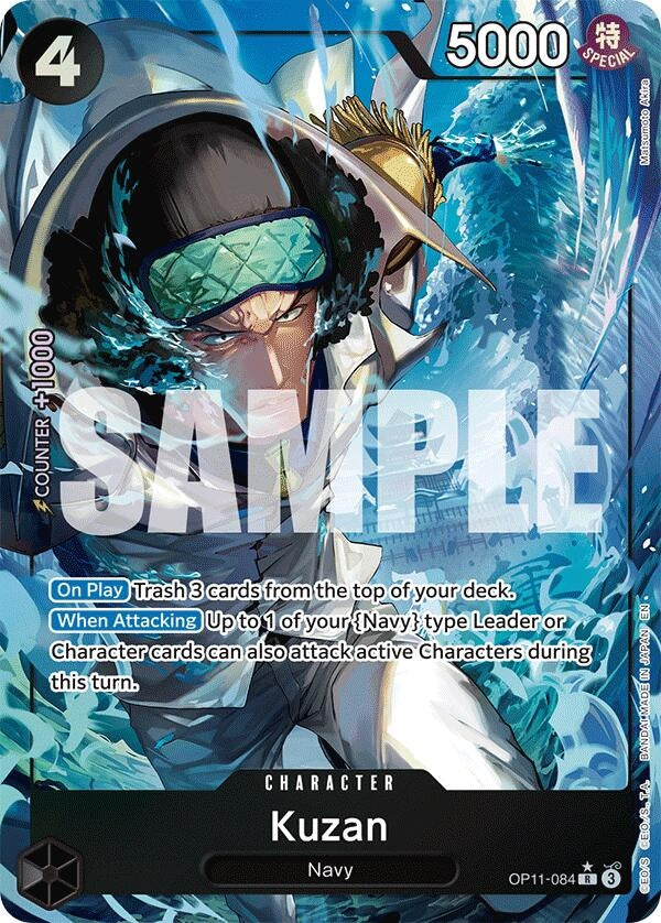 Image for Kuzan (Alternate Art) (OP11-084) (OP11) - One Piece Card Game