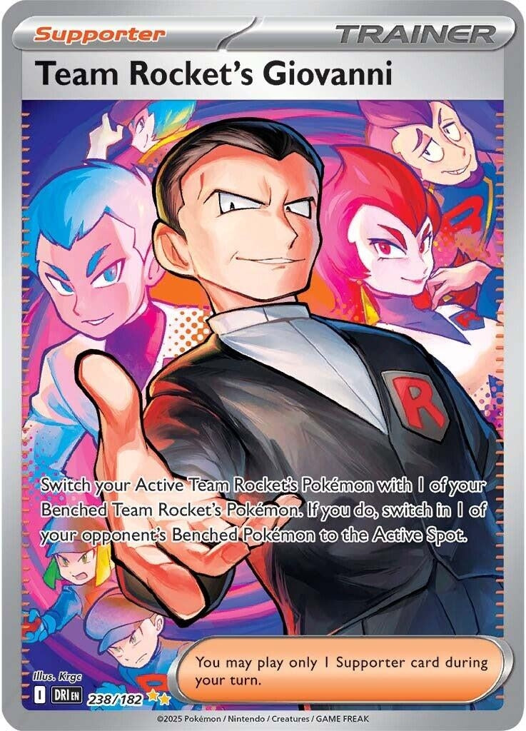 Team Rocket's Giovanni (238/182) (DRI)