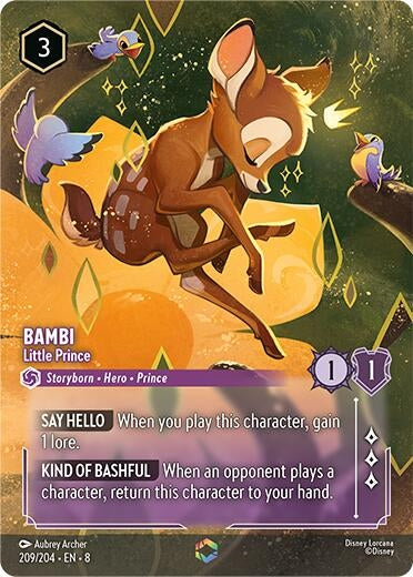 Image for Bambi - Little Prince (Enchanted) (209/204) (8) - Disney Lorcana