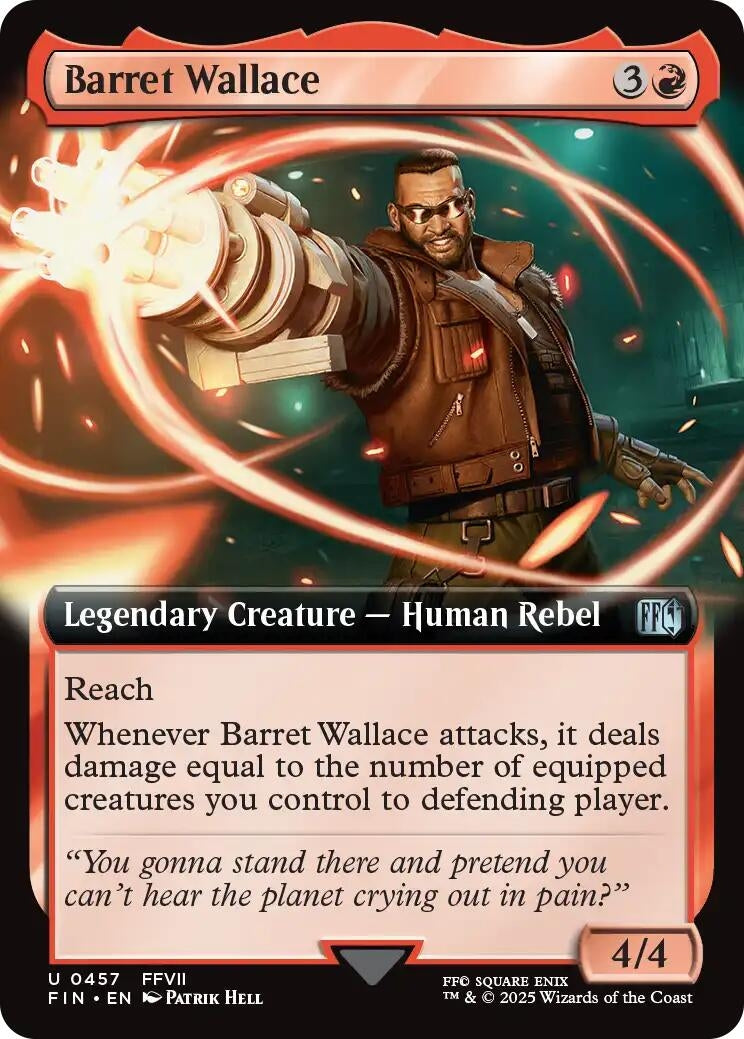 Barret Wallace (Extended Art) (457) (FIN)