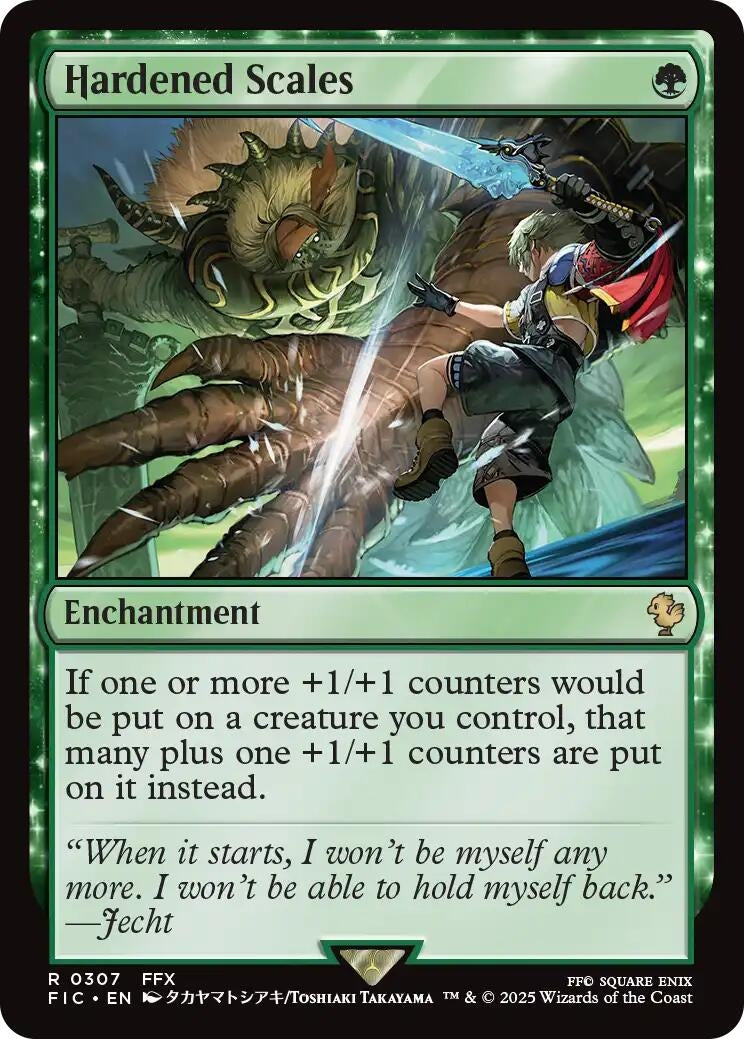Hardened Scales (Surge Foil) (307) (FIC)