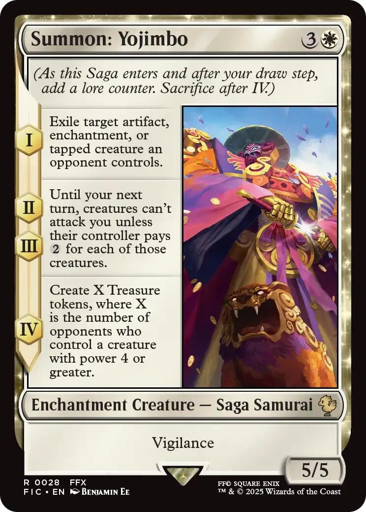 Summon: Yojimbo (Surge Foil) (28) (FIC)