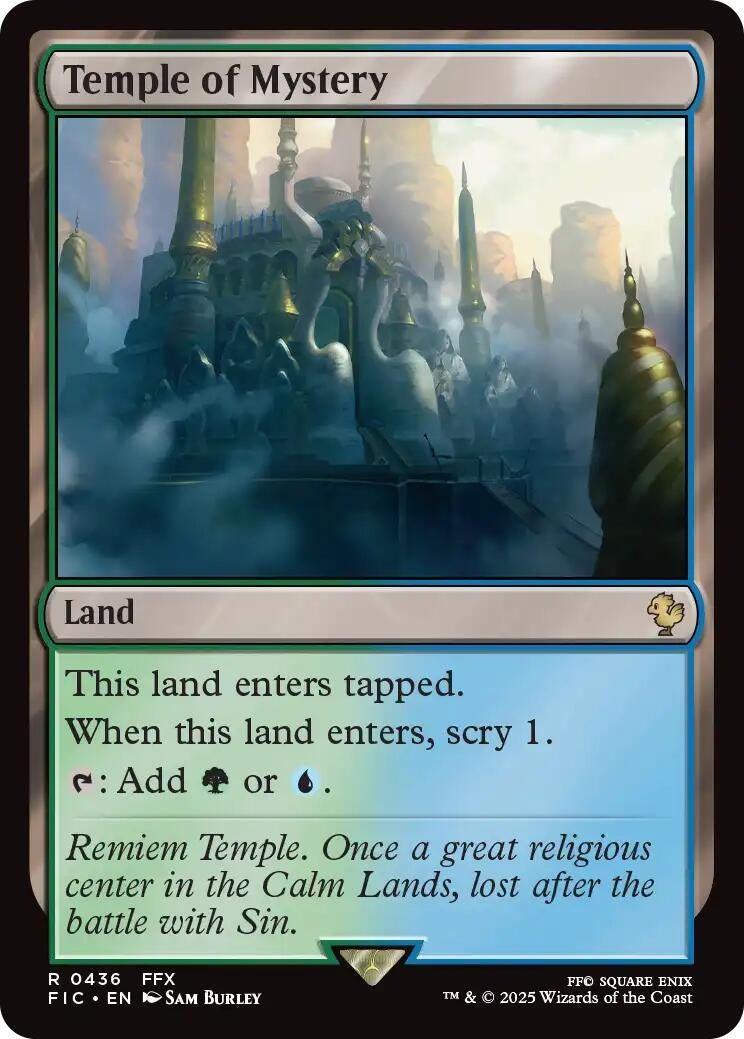 Image for Temple of Mystery (Surge Foil) (436) (FIC) - Magic: The Gathering