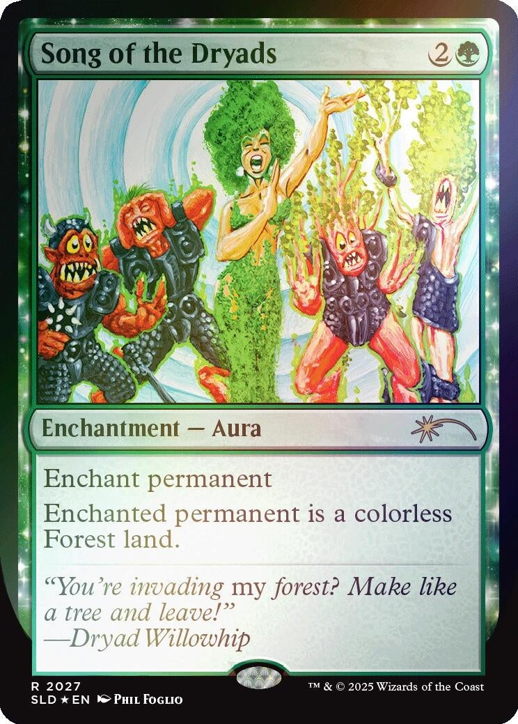 Song of the Dryads (2027) (Rainbow Foil) (2027) (SLD)
