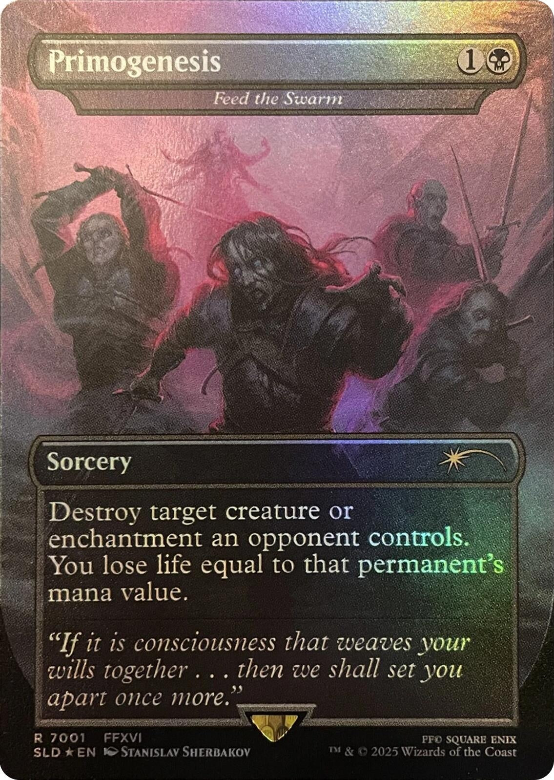 Primogenesis - Feed the Swarm (Rainbow Foil) (7001) (SLD)