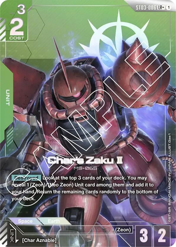 Char's Zaku II (LR+) (ST03-006) (ST03)
