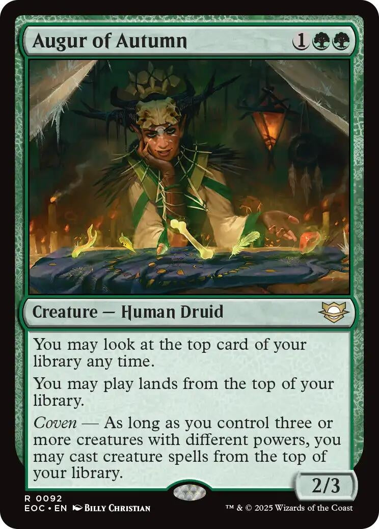 Augur of Autumn (92) (EOC)