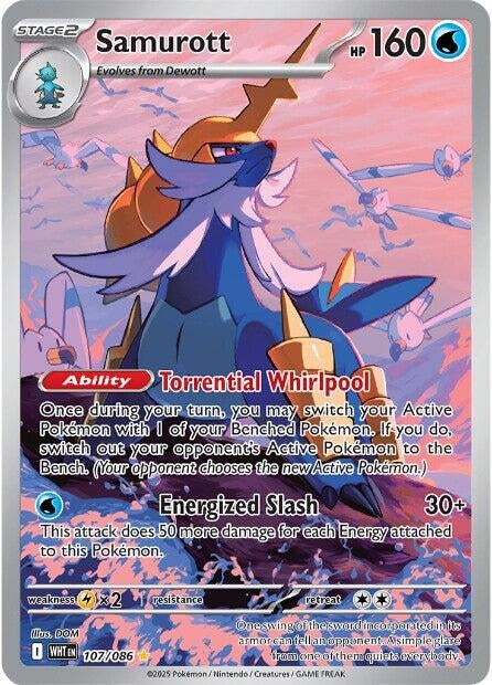 Image for Samurott (107/086) (WHT) - Pokemon