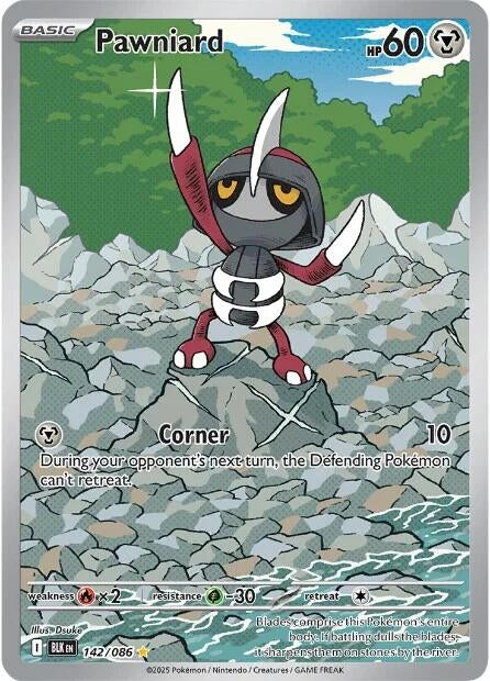 Image for Pawniard (142/086) (BLK) - Pokemon